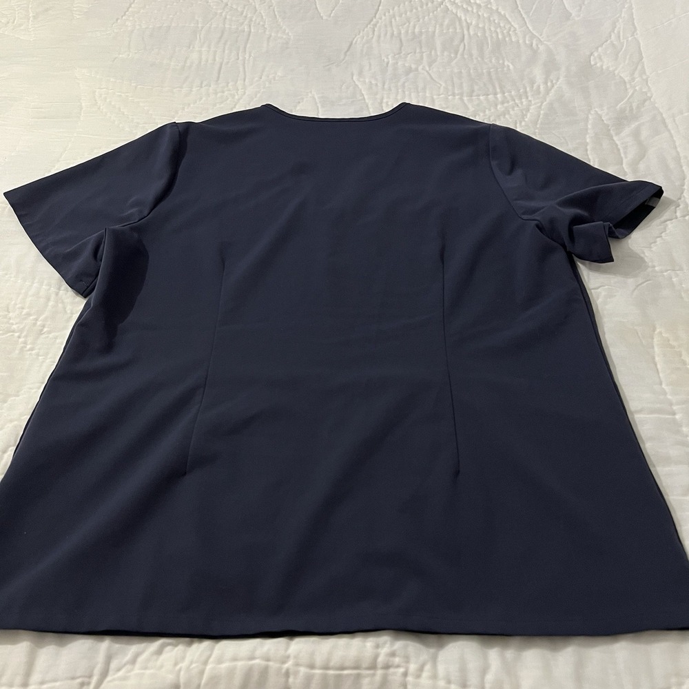 FIGS Scrub Dark Blue Top Womens XXL Technical Collection Medical Nursing FW1000 - Picture 2 of 6